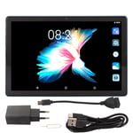 Tablette 10,1 pouces pour Android 13.0 R&eacute;solution 2560 x 1600 RAM 8 Go ROM 128 Go Avant 8 MP Arri&egrave;re 16 MP Tablette 8 c&oelig;urs pour le travail, les jeux vid&eacute;o, 100 &agrave; 240 V, prise UE bleue