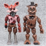 6-pack Fnaf Five Nights At Freddy's Game Figuurit Lelut Pöytäkoristeet Keräilynuket Lastenlahja [HK]