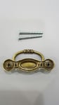 2 PCS VINTAGE BRONZE DRAWER RING PULL HANDLES BRONZE DROP RING PULL HANDLES