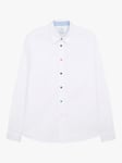 Paul Smith Organic Cotton Tailored Fit Oxford Shirt, White/Multi