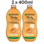 2 xGarnier Summer Body Gradual Tanning Moisturising Lotion, Light Sensitive Skin