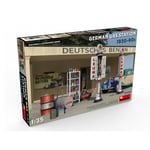 GERMAN GAS STATION 1930-40s KIT 1:35 Miniart Kit Diorami Modellino