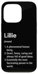 Coque pour iPhone 13 Pro Lillie Définition du nom Dictionnaire amusant