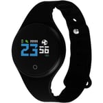 Montre Connectée X-Watch 54054 Pédomètre Traqueur de Fitness Suivi du Sommeil Caméra Imperméable Bluetooth Android Noir