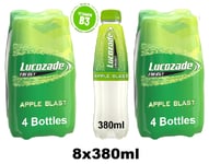 Lucozade Apple Blast Energy Drink 380ml x 8