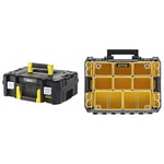 STANLEY - ORGANISEUR GRANDE CAPACITÉ STANLEY FATMAX PRO-STACK - FMST82967-1 & Stanley FMST1-71966 Mallette Tstak/PRO-STACK Gamme Fatmax - Résistant - Corps Polypropylène