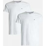 T-shirt Tommy Jeans  Homme Pack two blanc TJM slim Jersey