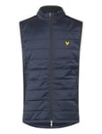 Wadded Golf Gilet Navy Lyle & Scott Sport