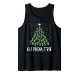 Oh Podiatree Funny Tree Foot Christmas Staff Squad Xmas Tree Tank Top