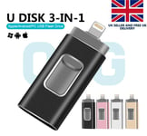 128gb/512gb Usb Flash Drive Memory Photo Stick Pendrive Otg For Iphone 8 X Ipad