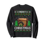 Ugly Xmas Sweater Style Musical Marimba Christmas Sweatshirt