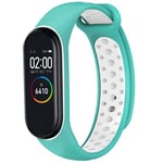 Bracelet Xiaomi Mi Band 4,Xiaomi Mi Band 3 iMOSHION® Siliconen sport bandje met inkliksysteem ronde drukknoop Menthe verte