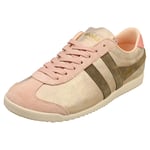 Gola Bullet Blaze Womens Rose Gold Khaki Fashion Trainers - 3 UK