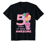 Youth Bear For 5th Birthday For Children Five Years Old T-Shirt