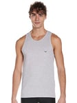 Emporio Armani Men's 110828CC729 Vest, Grey (Grigio Melange 00048), Large