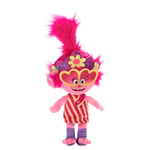 Poppy Dreamworks Trolls World Tour Movie Soft Plush Toy Pink 33 Cm Hair Flowers