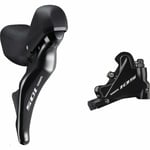 Shimano 105 ST-R7025 Left Rear Hydraulic Disc STI Set Flat Mount Calliper Black