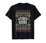 The Big Lebowski The Dude Ugly Christmas Sweater T-Shirt