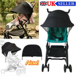 Universal Baby Child Pushchair Stroller Prams Buggy Sun Shade Canopy Cover Black