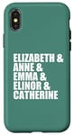 iPhone X/XS Elizabeth Anne Emma Elinor Catherine Jane Austen Leads Meme Case