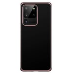 Samsung Galaxy S20 Ultra - Exklusivt Silikonskal (FLOVEME) Roséguld