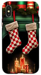 iPhone X/XS Christmas Stockings Hung by the Fireplace Case