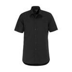 DerbyOfSweden Thomson Slim fit S/S - skjorta - Black - XXL-45/46