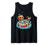 Happy Summerween Summer Halloween Ghost Tank Top