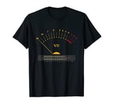 Retro Vinyl Turntable VU Meter DJ Record Music T-Shirt