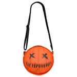 High Quality Vegan Leather Large Single Pocket Trick 'r Treat Sam O Lantern Bag