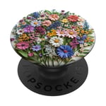 Bouquet de fleurs mixtes Fleurs sauvages Nature Botanique PopSockets PopGrip Adhésif