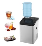 unknow Automatic Ice Maker Machine, Portable Small Counter Top Electric Ice Cube Maker, Makes 55Kg Of Ice Per 24 Hours, for Home Use Kitchen Bars Coffee Shop