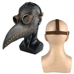 Plague Doctor Reaper Barn Cosplay Karneval Halloween Kostym för Barn Black Death Kostym Plague Doctor Mask Steam Punk Mask 135 (barn) Endast Mask