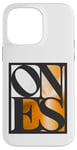 Coque pour iPhone 14 Pro Max Orange One Of Them Ones Orange Couleur Blanc Graphique