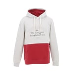 Sweat Capuche Hooded Quiksilver Emboss Otlr Gris Chiné