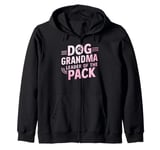 Dog Grandma: Leader of the Pack Dog Grandma Zip Hoodie