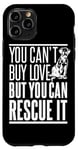 Coque pour iPhone 11 Pro Sauvetage chiens amoureux protection des animaux