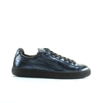 Puma Basket Creepers Black Leather Womens Lace Up Trainers 362057 02 - Size UK 3.5