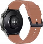 Noname armband i silikon för Huawei Watch GT 2/3/4/2 Pro/3 Pro/4 Pro/GT 2e 46mm - bordeaux