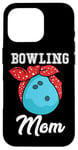 Coque pour iPhone 16 Pro Bowling Mom Funny Bowling Team Mothers Bowler