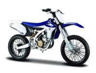 1:12 Motorcykel - Yamaha YZ450F - Blå/vit