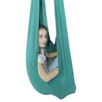 YANFEI Indoor Therapy Swing For Kids With Special Needs Sensory Integration Snuggle Swing Cuddle Hammock For Children With Autism ADHD Aspergers (Color : GREEN, Size : 100X280CM/39X110IN)