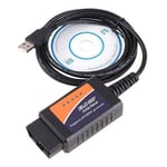 ELM327 USB OBD2 outil de diagnostic automatique Version V1.5 ELM 327 USB Interface OBDII CAN-BUS Scanner