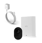 Pack Arlo composé de : Caméra Ultra 4K Hdr Avec Station D'Acceuil et Câble De Recharge Magnétique - Blanc