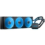 Phanteks Glacier One 420D30 Black RGB All In One CPU Water Cooler - 420mm