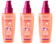 3 x L'Oreal Elvive Dream Lengths Frizz Killer Serum, Long Frizzy Hair, 100ML