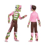 DISGUISE 108829K-15L Costume de zombie Pigman pour enfants, costume d'Halloween Minecraft pour garçon, multicolore