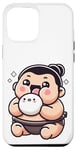 Coque pour iPhone 12 Pro Max Kawaii Sumo Mochi Delight Adorable force rencontre douceur
