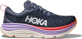 Hoka Women's Gaviota 5 Wide Anchor/Grapefruit, 40