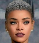 Grey Perruques Courtes Afro Bouclées For Femmes Noires Pixie Cut Kinky Curly Short Wigs 150 Percent Density Afro Wigs For African American Replacement Wigs Natural 4inch (Color : Grey)